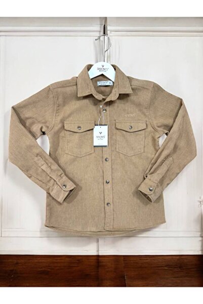 İvven's İVVEN'S KIDS KADİFE CEPLİ ÇOCUK GÖMLEK