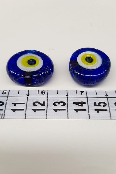 Hayalperest boncuk Blue Yellow Calf Eye Evil Eye Bead