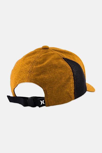 Hurley Men Adjustable Brand Logo Phantom Cap, Mustard