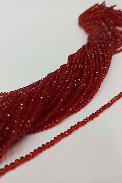 Hayalperest boncuk Burgundy Crystal Beads 4 mm