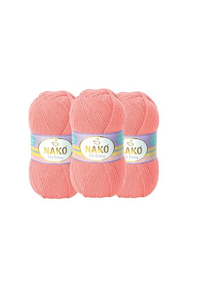 NAKO Elit Baby Antipilling Baby Wool - Μοντέλο 11452, 3 Τεμάχια