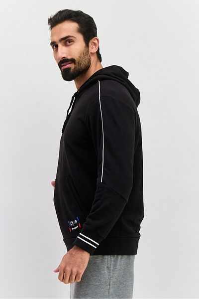 Puma x BMW Motorsport Men Sportswear Fit Long Sleeves Training Sweatshirt, Black