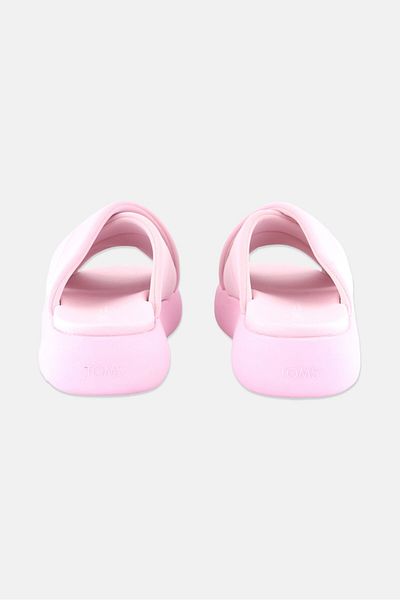 Toms Women Mallow Crossover Slip On Slides, Pink
