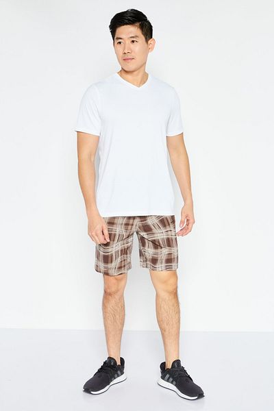 adidas Men Regular Fit Training Shorts, Brown Combo