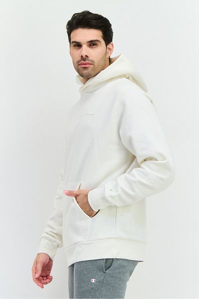 Champion Men Sportswear Fit Long Sleeve Outdoor Sweatshirts, Off White