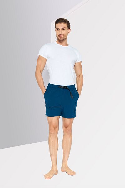 Dkny Men Brand Logo Board Shorts, Blue