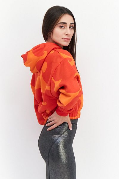 adidas X Marimekko Women Sportswear Fit Brand Logo Training Hoodies, Red
