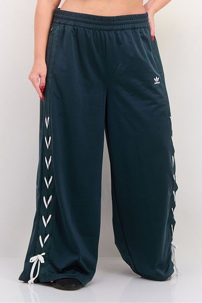 adidas Women Plus Size Outdoor Wide Leg Pants, Dark Green