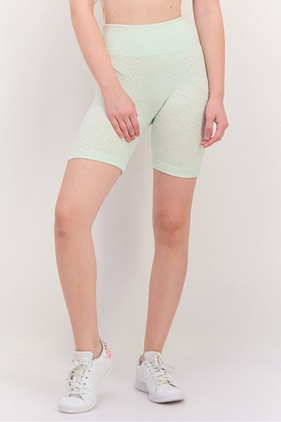Guess Women Sportswear Fit Cycling Shorts, Lime Green