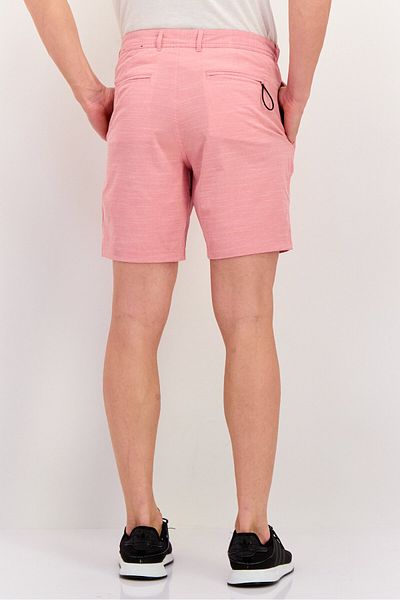 TailorByrd Men Performance Fit Outdoor Shorts, Heather Red