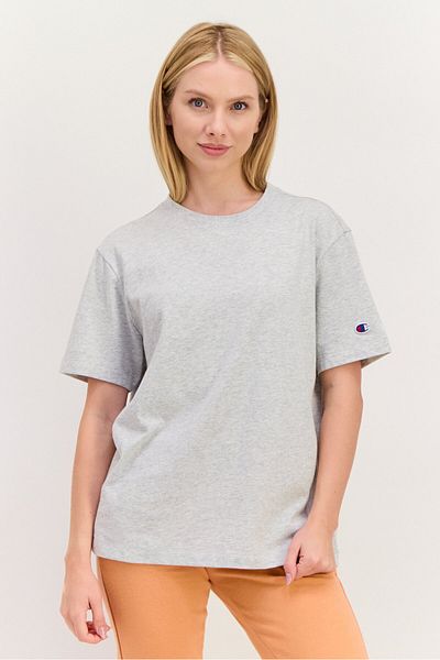 Champion Women Sportswear Fit Short Sleeve Outdoor Top, Grey