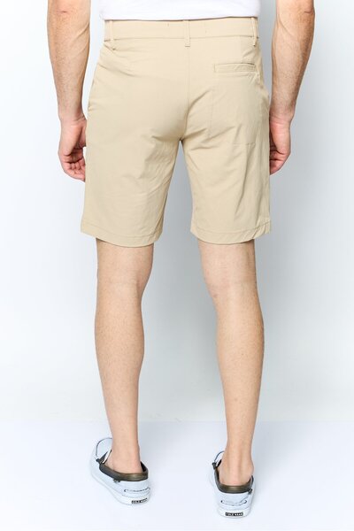 Vince Camuto Men Plain Chino Shorts, Beige