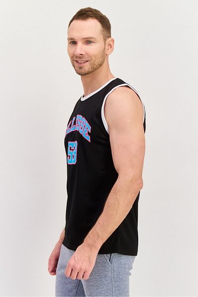 Ellesse Men Sportswear Fit Basketball Jersey, Black