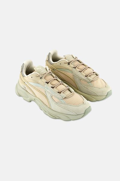 Puma Men Rs-connect Desert Lace Up Running Shoes, Sage Green