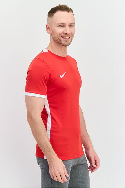Nike Men Slim Fit Short Sleeve Soccer Jersey, Red