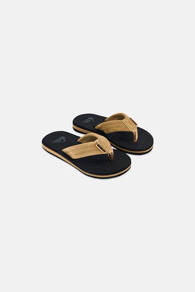 Quiksilver Kids Boy Slip On Slippers, Tan
