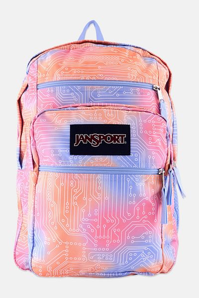 Jansport Men Brand Logo Backpack 47 H X 39 L X 14 W cm, Orange Combo