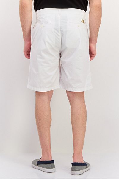 SUNDEK Men Patch Logo Beachwear Shorts , White