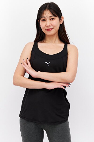 Puma Women Sportswear Fit Sleeveless Training Tank Top, Black