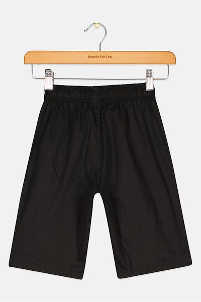 Puma Kids Boy Sportswear Fit Brand Logo Shorts, Black