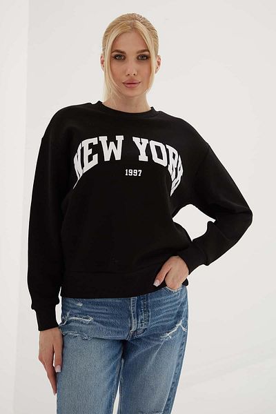 Fashion Friends Transpirație imprimată în negru