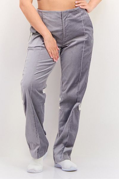 adidas Women Loose Fit Outdoor Wide Leg Pants, Grey