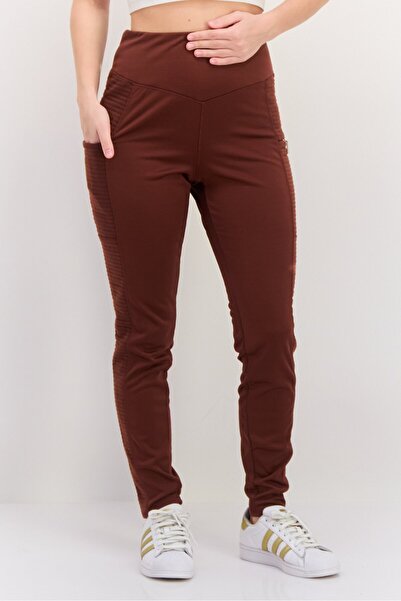 Tahari Sports بنطال رياضي مناسب للتدريب للنساء، بني