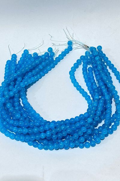Hayalperest boncuk 8 Mm Patterned Glass Beads