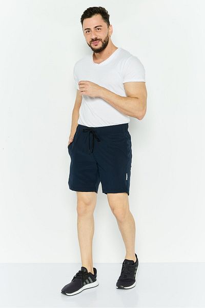 Legend Men Sportswear Fit Drawstring Training 7 Inseam Shorts, Dark Navy