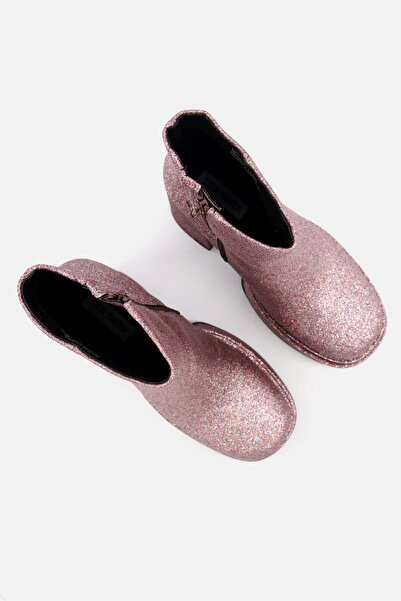 Steve Madden Women Metallic Ankle Boots, Pink