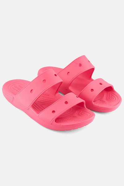 Crocs شبشب رجالي سهل الارتداء، وردي