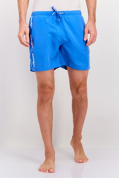 Ellesse Men Embroidered Logo Board Shorts , Light Blue