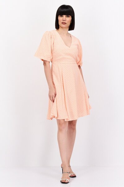 Scotch & Soda Women Allover Mini Dress, Pink