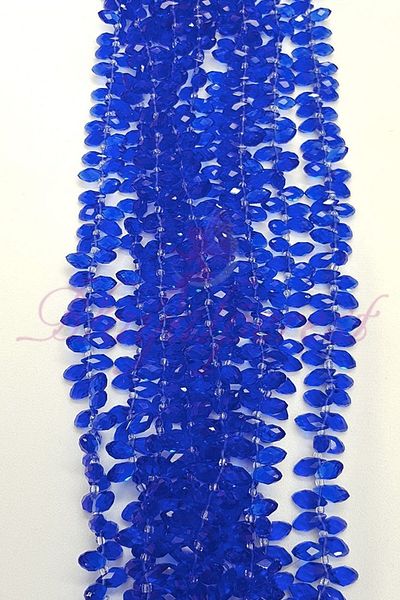 Hayalperest boncuk Blue String Drop Crystal