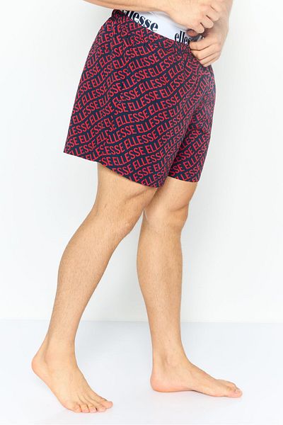 Ellesse Men Brand Logo Board Shorts, Red