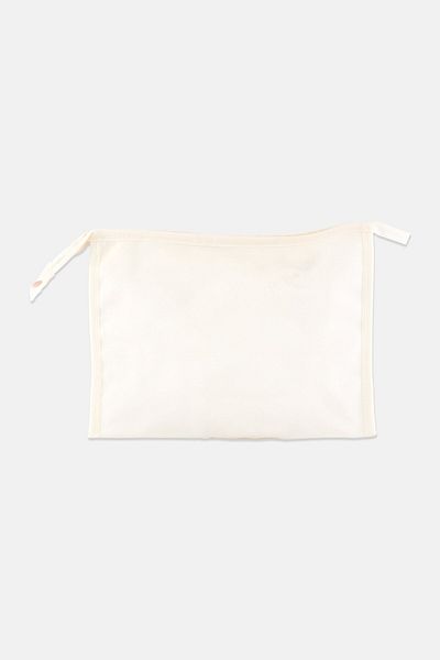 Muy Mucho Women Toiletry Bag 23,5 H X 7,5 L X 15 W Cm, Off White