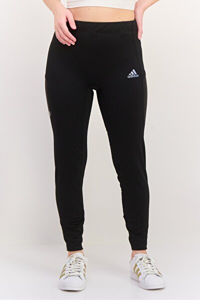 adidas بنطال ضيق للجري للنساء، أسود