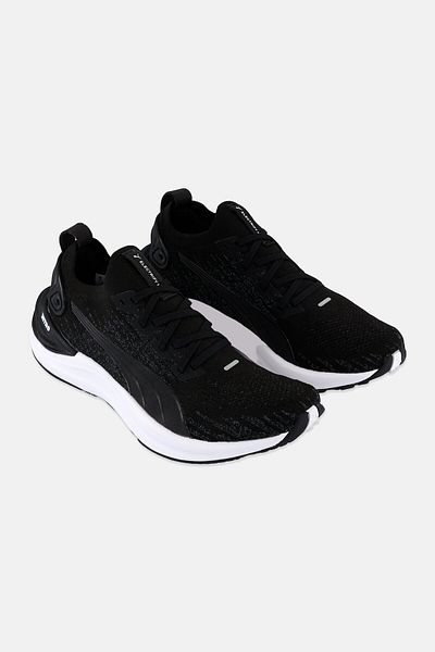 Puma Women Electrify Nitro Lace Up Running Shoes, Black