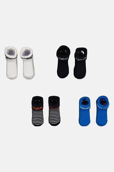 Ellesse Toddlers Boy 4 Pairs Ankle Socks Set, White