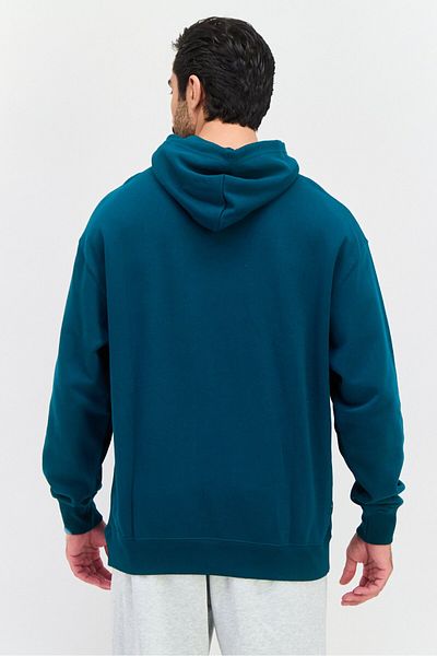 Puma Men Relaxed Fit Long Sleeves Outdoor Sweatshirt, Dark Green