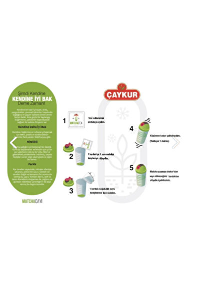 Çaykur Matcha Çayı Detox 60 Gr