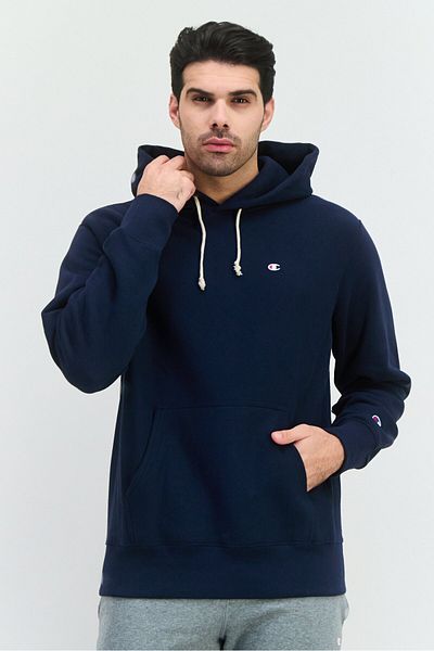 Champion Men Sportswear Fit Long Sleeve Outdoor Sweatshirts, Navy