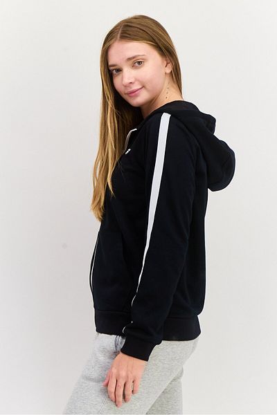 SKECHERS Women Sportswear Fit Long Sleeves Outdoor Sweatshirt, Black