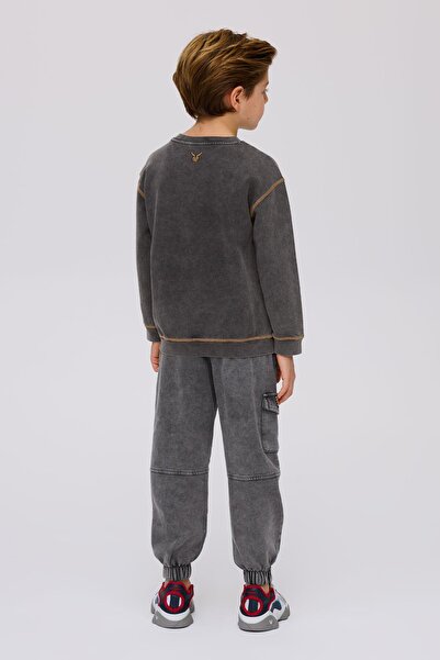 Nebbati BG Store Erkek Çocuk Antrasit Sweatshirt