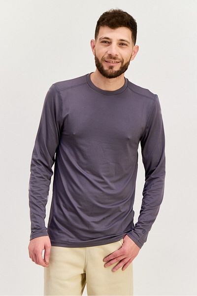 Champion Men Sportswear Fit Long Sleeve Training T Shirt, Grey