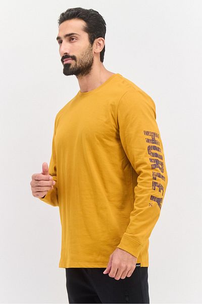 Hurley Men Sportswear Fit Long Sleeve Outdoor Sweatshirt, Rust