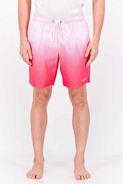 Calvin Klein Men Stripe Ombre Board Short, Pink Combo