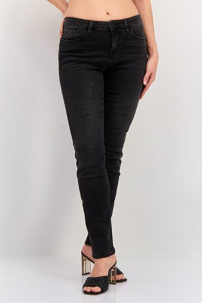 Esprit Women Slim Fit Washed Stretchable Jeans, Grey