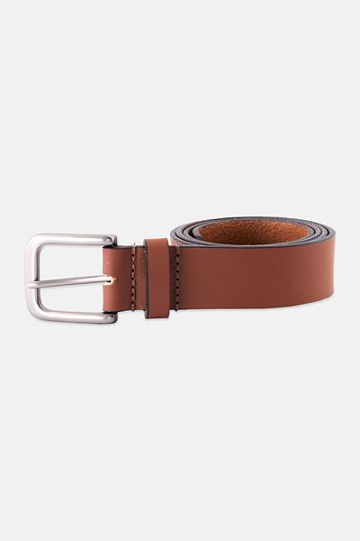 Timberland Men Leather Belt, Brown