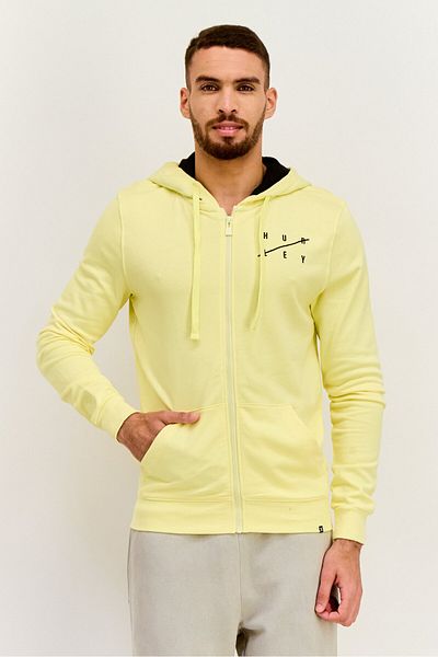 Hurley Men Sportswear Fit Outdoor Hoodies, Yellow